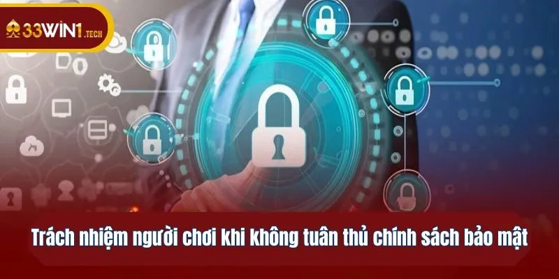 Trách nhiệm của người chơi khi không tuân thủ chính sách bảo mật là gì? 